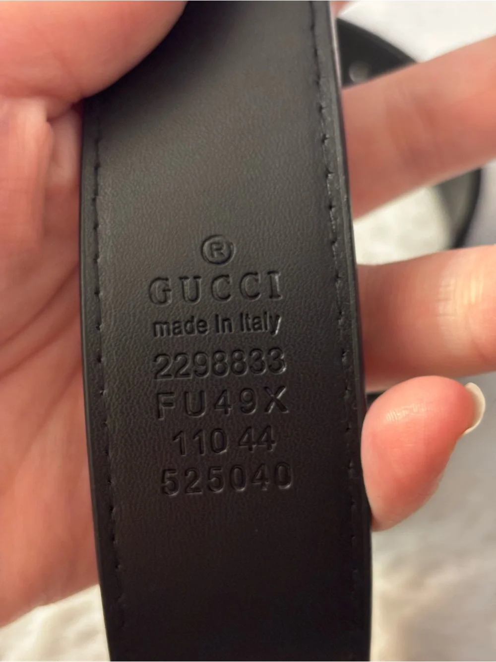 Brand new !! Black Monogram Belt with Black Interlocking Buckle